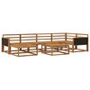 vidaXL Outdoor Sofa Set 7 pcs Natural Solid Acacia Wood