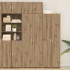 vidaXL Storage Cabinet 3 pcs Artisan Oak