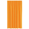 vidaXL Voile Curtains with Rod Pockets 2 pcs Orange