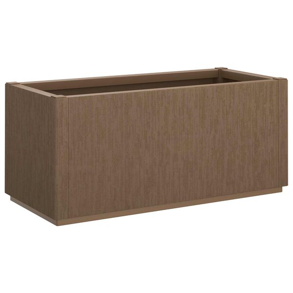 vidaXL Garden Flower Box Brown 80 x 36 x 35 cm PP