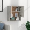 vidaXL Wall Cabinet Concrete Grey 60x31x70 cm Engineered Wood