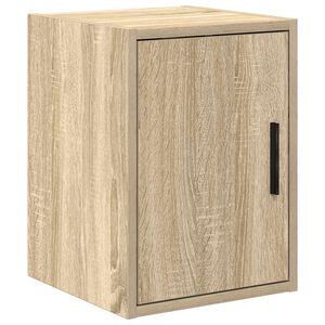 vidaXL Garage Wall Cabinet Sonoma Oak Engineered Wood