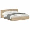 vidaXL Bed Frame with Storage Sonoma Oak 180 x 200 cm Engineered Wood