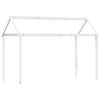 vidaXL Kids' Bed Roof White 217x95.5x159 cm Solid Wood Pine