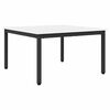 vidaXL Coffee Table White 80 x 80 x 45 cm Solid Pine Wood