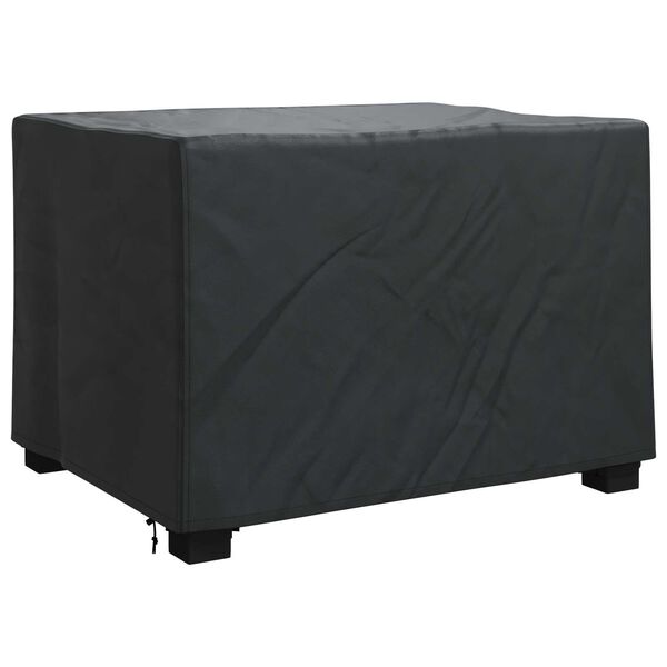vidaXL Furniture Cover Plain Black 110 x 84 x 70 cm 600D Oxford Fabric