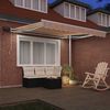 vidaXL Retractable Awning Multicolour 300 x 250 cm Fabric and Steel