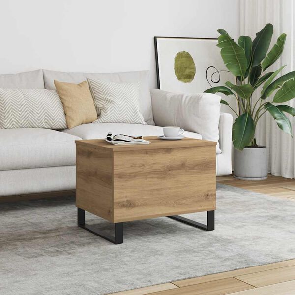 vidaXL Coffee Table Artisan Oak 60x44.5x45 cm Engineered Wood