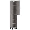 vidaXL Highboard Grey Sonoma 34.5x34x180 cm Engineered Wood