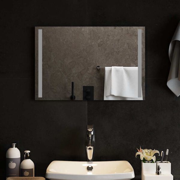 vidaXL LED Bathroom Mirror 60x40 cm