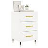 vidaXL Bedside Cabinet White 40x40x66 cm Engineered Wood