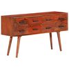 vidaXL Sideboard 110x30x59 cm Solid Wood Mango