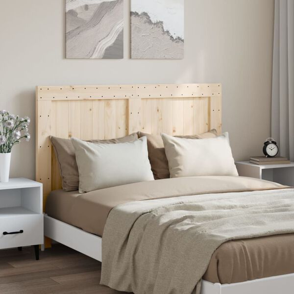 vidaXL Headboard 140x104 cm Solid Wood Pine