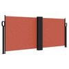 vidaXL Retractable Side Awning Terracotta 100x600 cm