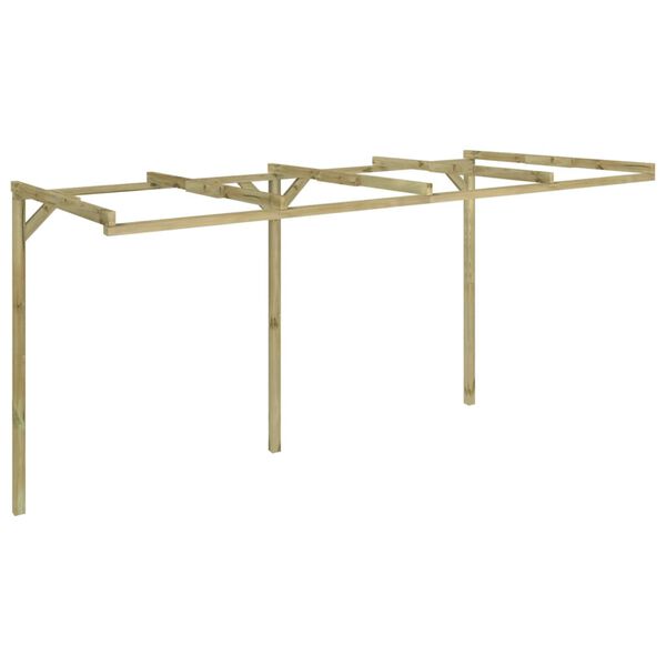 vidaXL Lean-To Pergola 2x4x2.2 m Wood