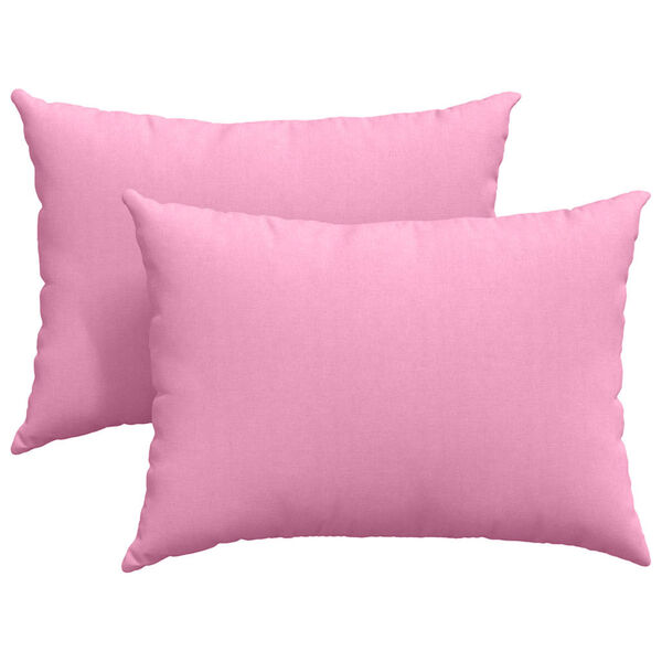 vidaXL Sofa Pillows 2 pcs Pink 70 x 50 cm Fabric