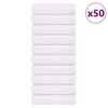 vidaXL Hand Towels "FROGN" 50 pcs White 50x100 cm 360 gsm