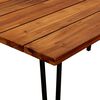 vidaXL Garden Table with Hairpin Legs 140x80x75 cm Solid Acacia Wood