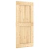 vidaXL Sliding Door with Hardware Set 90x210 cm Solid Wood Pine