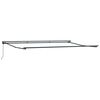 vidaXL Retractable Awning Manual Anthracite 500 x 300 cm