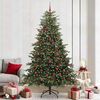 vidaXL Artificial Christmas Tree with 300 LEDs with Stand Green 240 cm