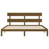 vidaXL Bed Frame without Mattress Honey Brown 200x200 cm Solid Wood Pine