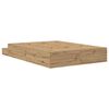 vidaXL Storage Bed Frame Artisan Oak 160 cm Engineered Wood