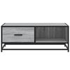 vidaXL Coffee Table Grey Sonoma 90x57x35 cm Engineered Wood and Metal