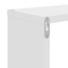 vidaXL Wall Cube Shelves 4 pcs High Gloss White 22x15x22 cm