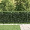 vidaXL Spike Fence Black 200 x 130 cm Powder-Coated Steel