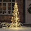 vidaXL Christmas Tree with 240 LEDs Warm White 180 cm PET