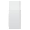 vidaXL Side Cabinet High Gloss White 60x26x60 cm Engineered Wood