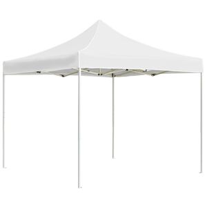 vidaXL Professional Folding Party Tent Aluminium 3x3 m White