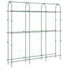 vidaXL Garden Trellises for Climbing Plants 2 pcs U-Shape Steel