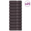 vidaXL Bath Towels "FROGN" 25 pcs Anthracite 100x150 cm 360 gsm
