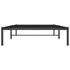 vidaXL Metal Bed Frame without Mattress Black 107x203cm