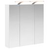 vidaXL Bathroom Mirror Cabinet White 70 x 14.5 x 70 cm Engineered wood