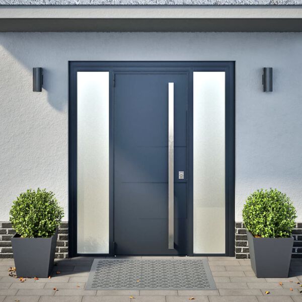 vidaXL Garden Planters Anthracite 2 pcs 40x40x40 cm Steel