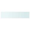 vidaXL Shelves 2 pcs Panel Glass Clear 90x20 cm