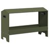 vidaXL Chicken Feeding Trough Olive Green 81 x 32 x 53.5 cm