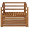 vidaXL Outdoor Sofa Set Solid Acacia Wood Natural