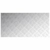 vidaXL Checker Plates 4 pcs Silver 100 x 50 cm Aluminium