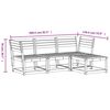 vidaXL 4 Piece Garden Lounge Set Impregnated Wood Pine