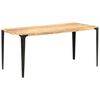 vidaXL Dining Table 160x80x76 cm Solid Mango Wood