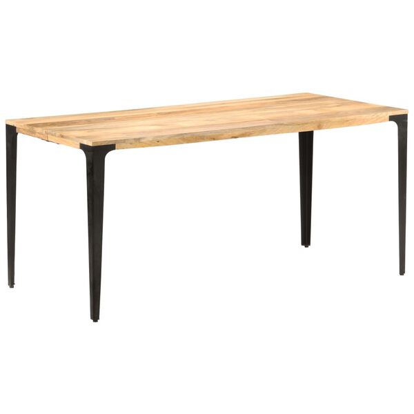 vidaXL Dining Table 160x80x76 cm Solid Mango Wood