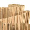 vidaXL Bamboo Fence Natural 600 x 125 cm Bamboo