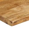 vidaXL Table Top 180x40x2.5 cm Live Edge Solid Wood Mango