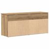 vidaXL Shoe Bench Artisan Oak 102x30.5x45 cm Engineered Wood