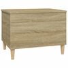 vidaXL Coffee Table Sonoma Oak 60x44.5x45 cm Engineered Wood