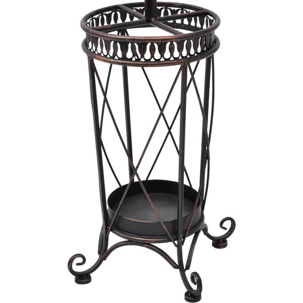 vidaXL Coat Stand Iron Antique Black